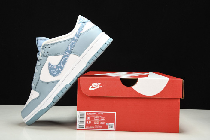 nike dunk low "green/blue paisley" dh4401-101