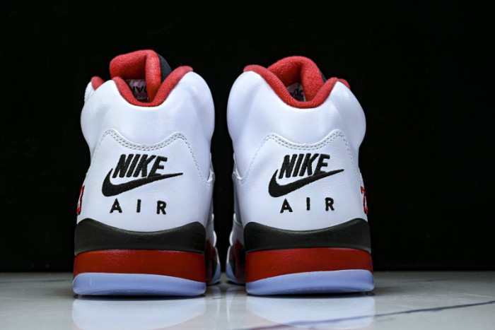 Air Jordan 5 “Fire Red Black Tongue” HQ7978-101