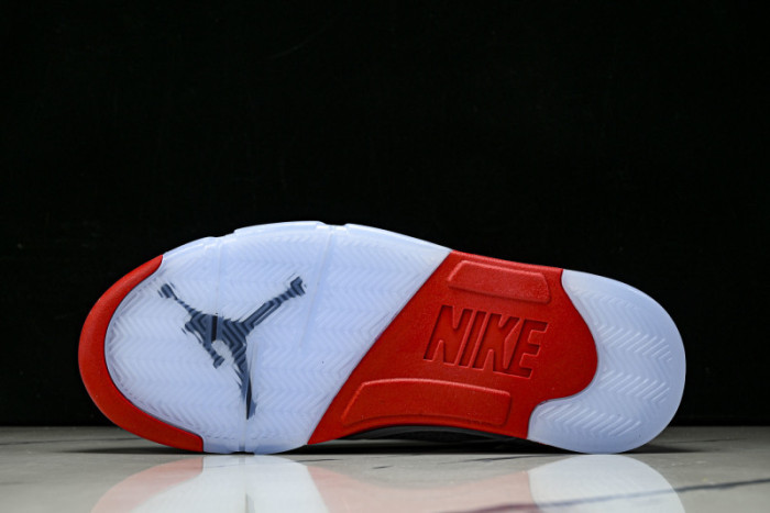 Air Jordan 5 “Fire Red Black Tongue” HQ7978-101