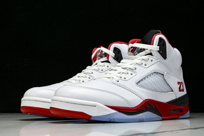 Air Jordan 5 “Fire Red Black Tongue” HQ7978-101