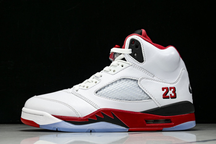 Air Jordan 5 “Fire Red Black Tongue” HQ7978-101