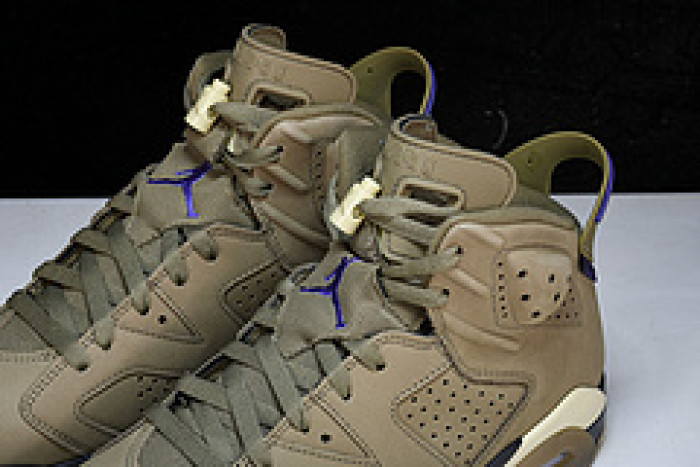 air jordan 6 retro gore-tex brown kelp fd1643-300