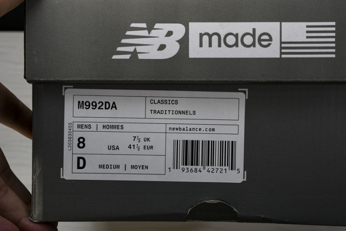 new balance 992 white neon cyan m992da