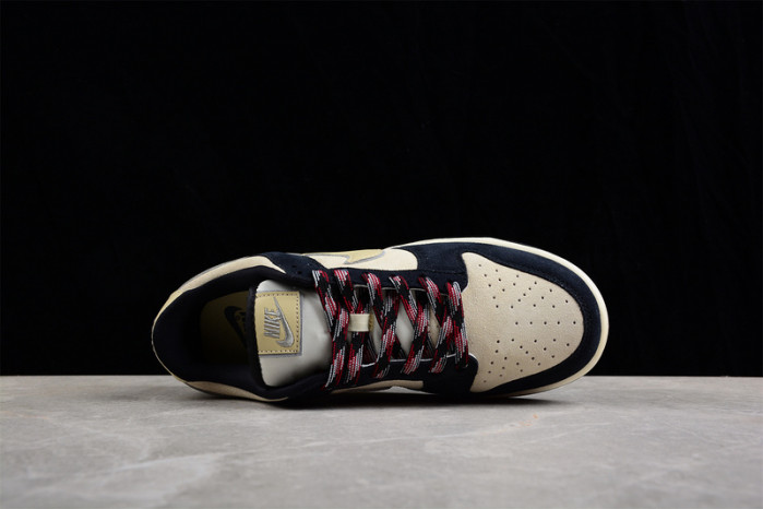 nike dunk low “navy suede” dv3054-001