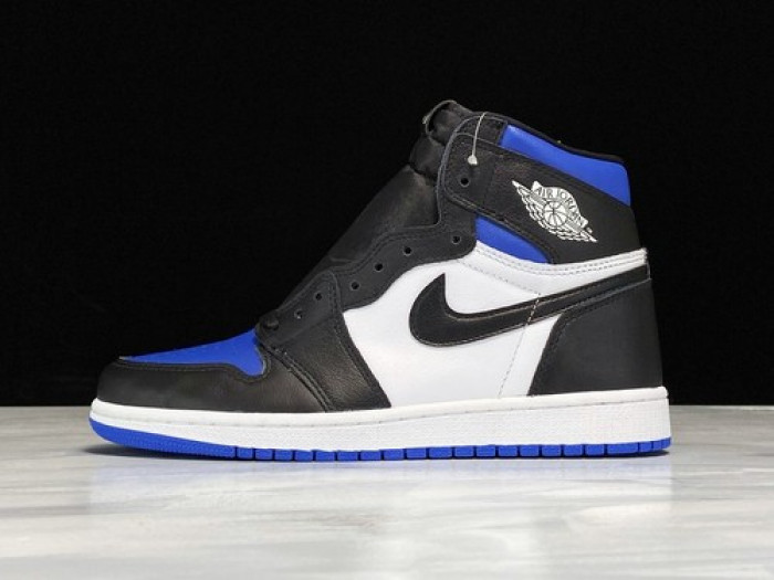 air jordan 1 retro high black game royal - 555088-041‎