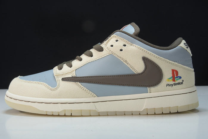 travis scott x playstation x nk sb dunk low cu1726-800