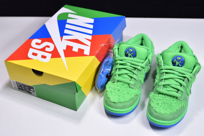 nike sb dunk low grateful dead bears green - cj5378-300
