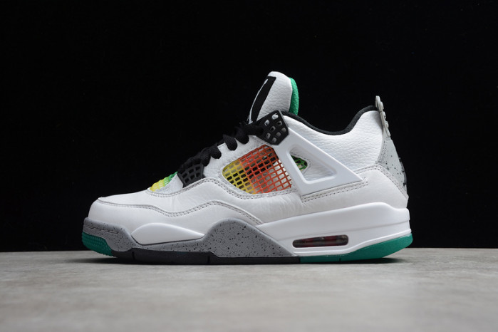 jordan 4 retro lucid green rasta (w) - aq9129-100