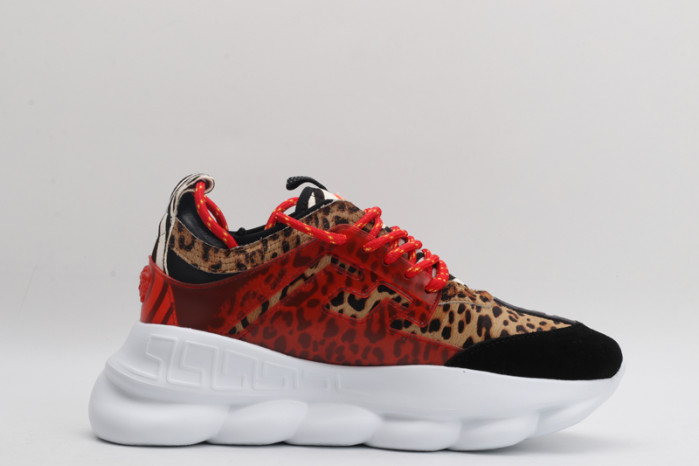 vse chain reaction red sneaker