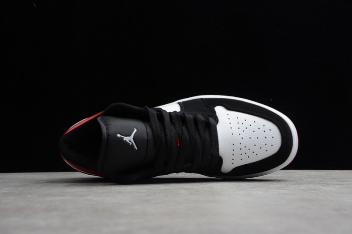 air jordan 1 low black toe 553558-116