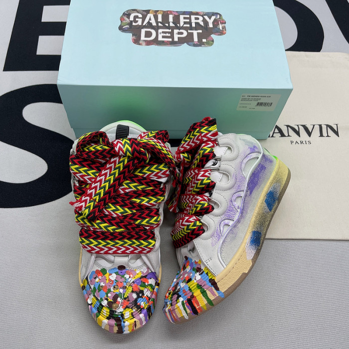 lanvin curb sneaker