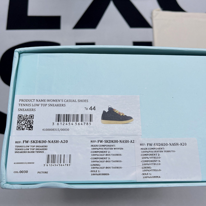 lanvin curb sneaker