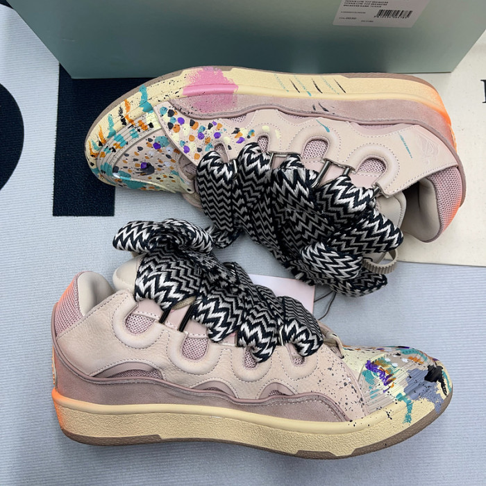 lanvin curb sneaker