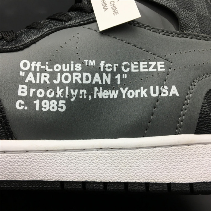 ot x air jordan 1 customs mens - aq0818-2021