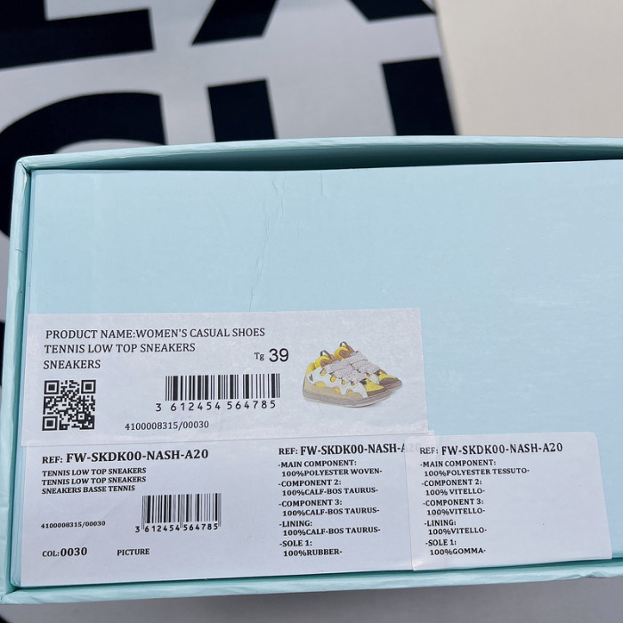 lanvin curb sneaker