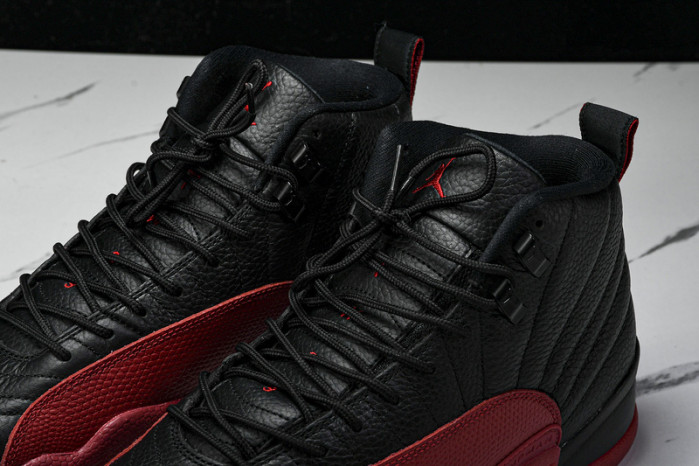 air jordan 12 black and red 130690-002