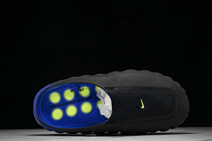 Nike Mind 001 Flyknit Slide Hyper Royal Black IR2175-400 (RUN SMALL,PLS 1 SIZE UP)