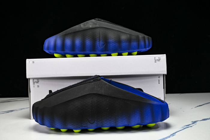 Nike Mind 001 Flyknit Slide Hyper Royal Black IR2175-400 (RUN SMALL,PLS 1 SIZE UP)