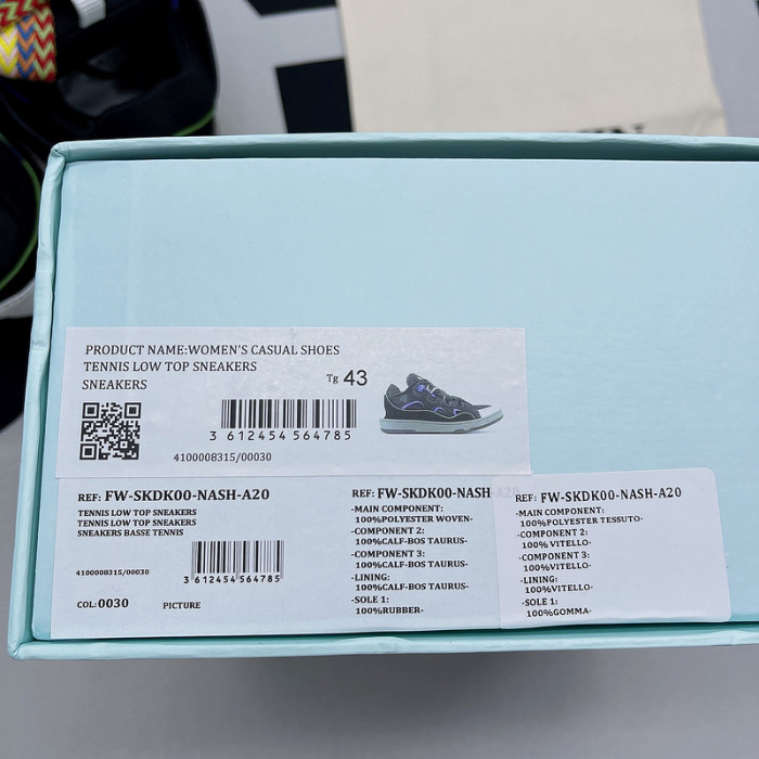 lanvin curb sneaker