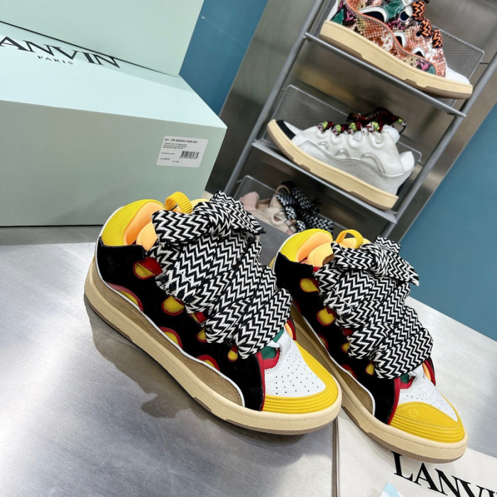 lanvin curb sneaker