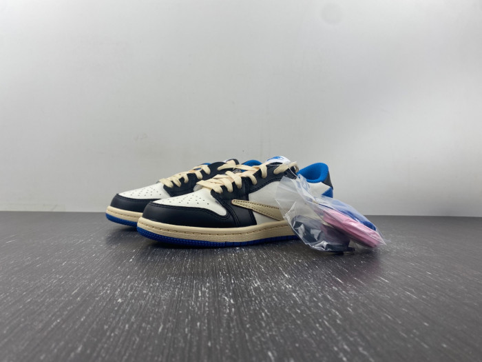 (kids)travis scott x fragment x air jordan 1 low og dm7866-1401